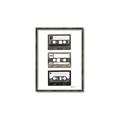 Picture of Cassette Tape _GroupedProduct_Rectangle_Portrait_Canvas_Framed_