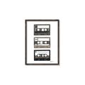 Picture of Cassette Tape _GroupedProduct_Rectangle_Portrait_Canvas_Framed_
