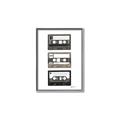 Picture of Cassette Tape _GroupedProduct_Rectangle_Portrait_Canvas_Framed_