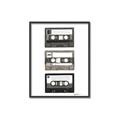 Picture of Cassette Tape _GroupedProduct_Rectangle_Portrait_Canvas_Framed_