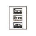 Picture of Cassette Tape _GroupedProduct_Rectangle_Portrait_Canvas_Framed_