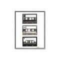 Picture of Cassette Tape _GroupedProduct_Rectangle_Portrait_Canvas_Framed_