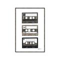 Picture of Cassette Tape _GroupedProduct_Rectangle_Portrait_Canvas_Framed_