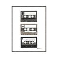Picture of Cassette Tape _GroupedProduct_Rectangle_Portrait_Canvas_Framed_
