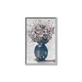 Picture of Blue Pot of Daisies _GroupedProduct_Rectangle_Portrait_Canvas_Framed_