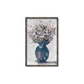Picture of Blue Pot of Daisies _GroupedProduct_Rectangle_Portrait_Canvas_Framed_