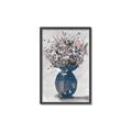 Picture of Blue Pot of Daisies _GroupedProduct_Rectangle_Portrait_Canvas_Framed_