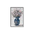 Picture of Blue Pot of Daisies _GroupedProduct_Rectangle_Portrait_Canvas_Framed_