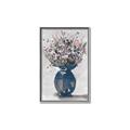 Picture of Blue Pot of Daisies _GroupedProduct_Rectangle_Portrait_Canvas_Framed_