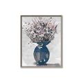 Picture of Blue Pot of Daisies _GroupedProduct_Rectangle_Portrait_Canvas_Framed_