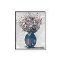 Picture of Blue Pot of Daisies _GroupedProduct_Rectangle_Portrait_Canvas_Framed_