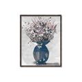 Picture of Blue Pot of Daisies _GroupedProduct_Rectangle_Portrait_Canvas_Framed_