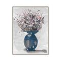 Picture of Blue Pot of Daisies _GroupedProduct_Rectangle_Portrait_Canvas_Framed_
