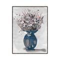 Picture of Blue Pot of Daisies _GroupedProduct_Rectangle_Portrait_Canvas_Framed_