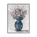 Picture of Blue Pot of Daisies _GroupedProduct_Rectangle_Portrait_Canvas_Framed_