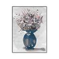 Picture of Blue Pot of Daisies _GroupedProduct_Rectangle_Portrait_Canvas_Framed_