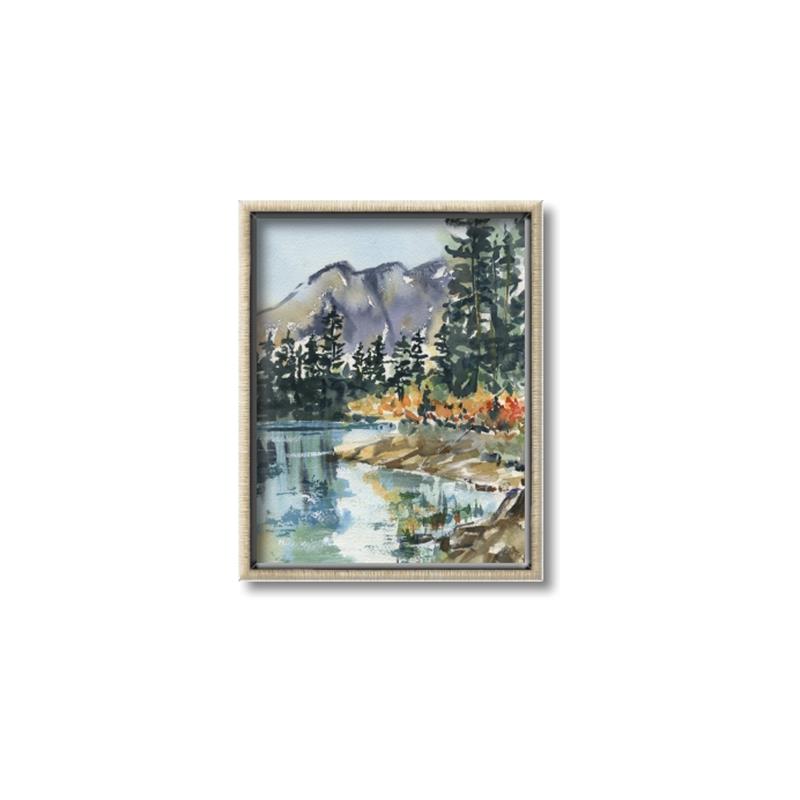 Picture of Marvel Lake  _GroupedProduct_Rectangle_Portrait_Canvas_Framed_