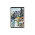 Picture of Marvel Lake  _GroupedProduct_Rectangle_Portrait_Canvas_Framed_