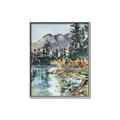 Picture of Marvel Lake  _GroupedProduct_Rectangle_Portrait_Canvas_Framed_