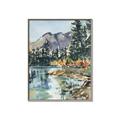 Picture of Marvel Lake  _GroupedProduct_Rectangle_Portrait_Canvas_Framed_