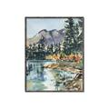 Picture of Marvel Lake  _GroupedProduct_Rectangle_Portrait_Canvas_Framed_