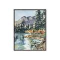 Picture of Marvel Lake  _GroupedProduct_Rectangle_Portrait_Canvas_Framed_