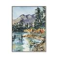 Picture of Marvel Lake  _GroupedProduct_Rectangle_Portrait_Canvas_Framed_