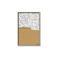 Picture of Mid Century Abstract Taupe _GroupedProduct_Rectangle_Portrait_Canvas_Framed_
