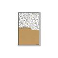 Picture of Mid Century Abstract Taupe _GroupedProduct_Rectangle_Portrait_Canvas_Framed_