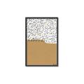 Picture of Mid Century Abstract Taupe _GroupedProduct_Rectangle_Portrait_Canvas_Framed_