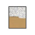 Picture of Mid Century Abstract Taupe _GroupedProduct_Rectangle_Portrait_Canvas_Framed_