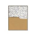 Picture of Mid Century Abstract Taupe _GroupedProduct_Rectangle_Portrait_Canvas_Framed_