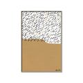 Picture of Mid Century Abstract Taupe _GroupedProduct_Rectangle_Portrait_Canvas_Framed_