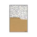 Picture of Mid Century Abstract Taupe _GroupedProduct_Rectangle_Portrait_Canvas_Framed_