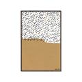 Picture of Mid Century Abstract Taupe _GroupedProduct_Rectangle_Portrait_Canvas_Framed_