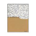 Picture of Mid Century Abstract Taupe _GroupedProduct_Rectangle_Portrait_Canvas_Framed_