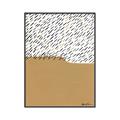 Picture of Mid Century Abstract Taupe _GroupedProduct_Rectangle_Portrait_Canvas_Framed_