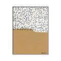 Picture of Mid Century Abstract Taupe _GroupedProduct_Rectangle_Portrait_Canvas_Framed_