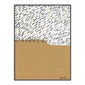 Picture of Mid Century Abstract Taupe _GroupedProduct_Rectangle_Portrait_Canvas_Framed_
