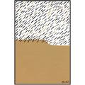 Picture of Mid Century Abstract Taupe _GroupedProduct_Rectangle_Portrait_Canvas_Framed_