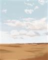Picture of Desert Landscape _GroupedProduct_Rectangle_Portrait_Unframed_Print_Only_