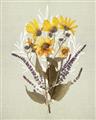 Picture of Dried Flowers with Outline II  _GroupedProduct_Rectangle_Portrait_Unframed_Print_Only_