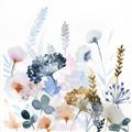 Picture of Light Blue Flowers I     _GroupedProduct_Square_Unframed_Print_Only_
