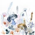 Picture of Light Blue Flowers I     _GroupedProduct_Square_Unframed_Print_Only_