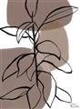 Picture of Brown Geo with Leaves I  _GroupedProduct_Rectangle_Portrait_Unframed_Print_Only_