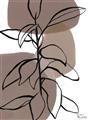 Picture of Brown Geo with Leaves I  _GroupedProduct_Rectangle_Portrait_Unframed_Print_Only_