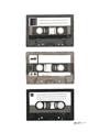 Picture of Cassette Tape _GroupedProduct_Rectangle_Portrait_Unframed_Print_Only_