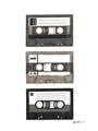 Picture of Cassette Tape _GroupedProduct_Rectangle_Portrait_Unframed_Print_Only_