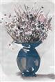 Picture of Blue Pot of Daisies _GroupedProduct_Rectangle_Portrait_Unframed_Print_Only_