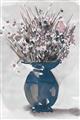 Picture of Blue Pot of Daisies _GroupedProduct_Rectangle_Portrait_Unframed_Print_Only_